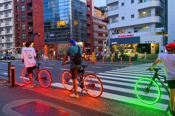 Tokyo: 2-Hour Night E-Bike Tour of the City's Hidden Gems