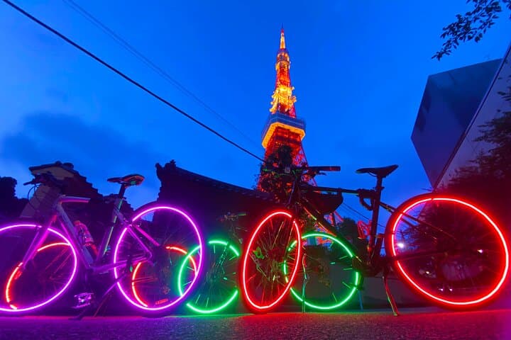 Tokyo: 2-Hour Night E-Bike Tour of the City's Hidden Gems