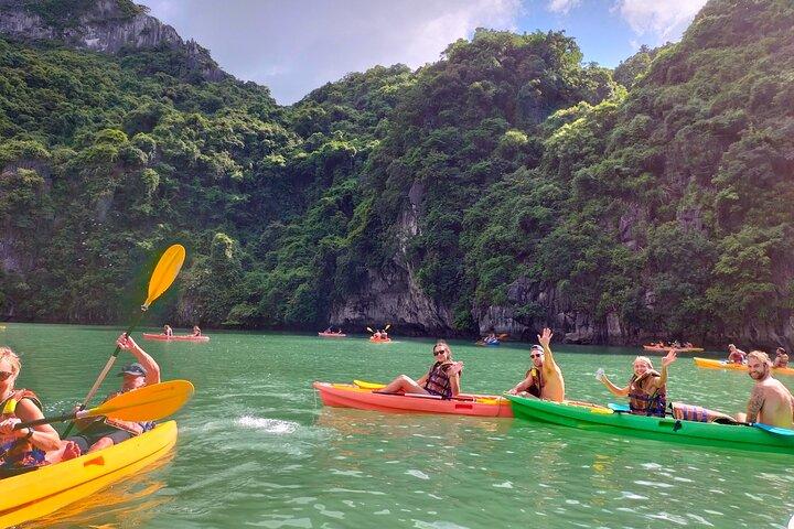 Ha Long Bay Day Cruise from Hanoi with Kayaking, Swimming & Lunch