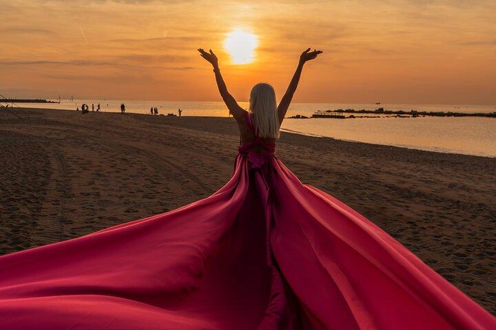 Barcelona Flying Dress Fotoshooting