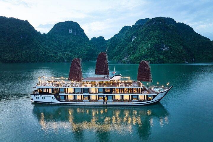 Crociera di lusso Amanda 3D2N Halong e tour della baia di Lan Ha da Hanoi