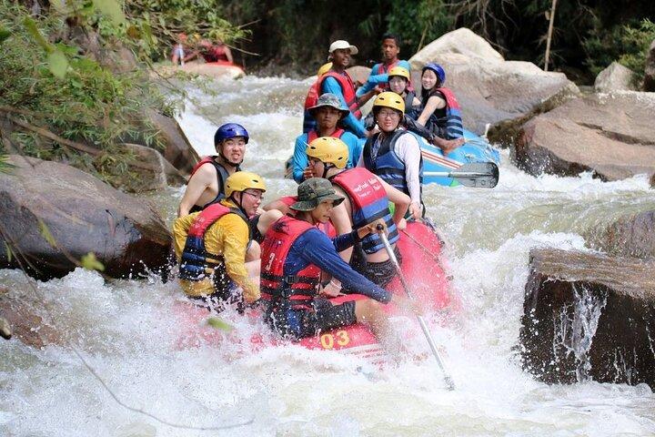 Phuket White Water Rafting 5 km, Flying Fox, og ATV