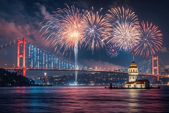 New Year Eve Cruise 2027 with Dinner at Istanbul Bosphorus