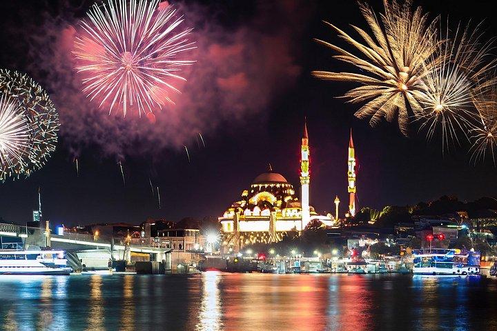 New Year Eve Cruise 2027 with Dinner at Istanbul Bosphorus