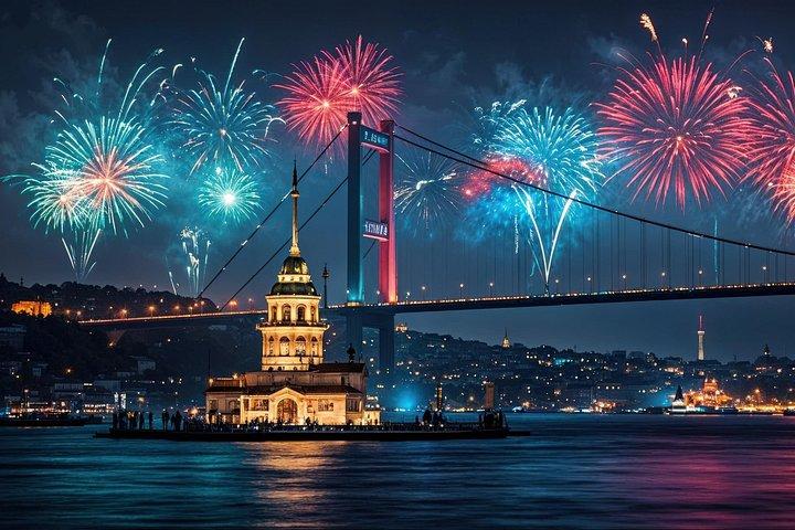 New Year Eve Cruise 2027 with Dinner at Istanbul Bosphorus