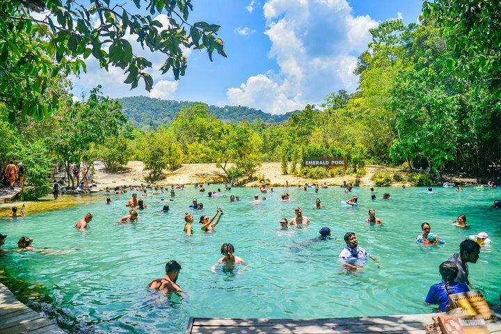 Krabi ATV Dschungeltour mit Smaragdpool und heißem Quellwasserfall
