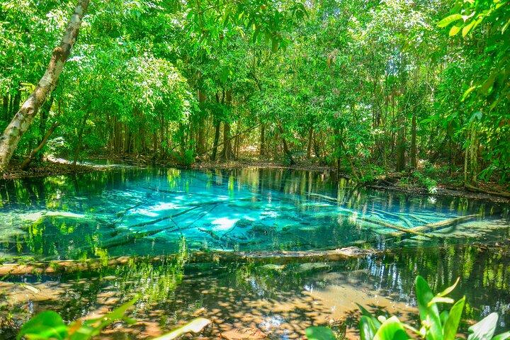 Krabi ATV Dschungeltour mit Smaragdpool und heißem Quellwasserfall