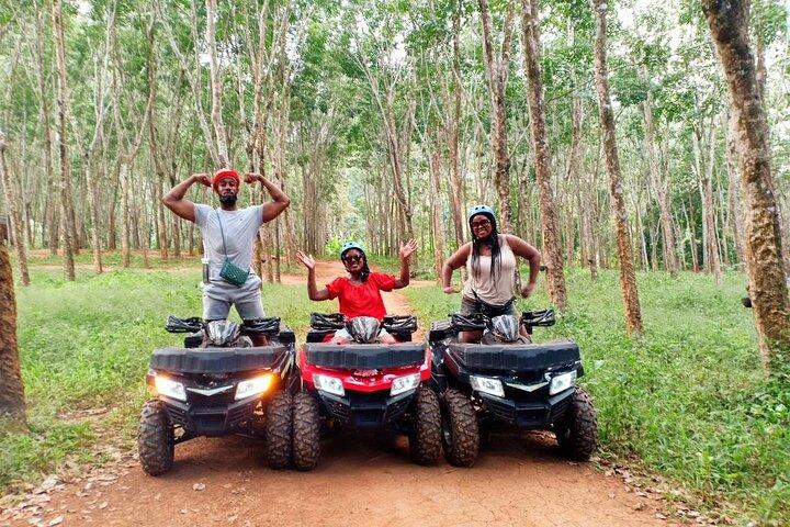 Krabi ATV Dschungeltour mit Smaragdpool und heißem Quellwasserfall