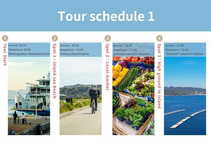 Authentieke Hiroshima : Eiland e-bike rit & lokaal eten proeven