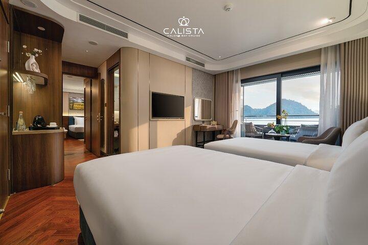 Hanoi : Halong Bay 2D1N Calista スイミングプール付き豪華クルーズ
