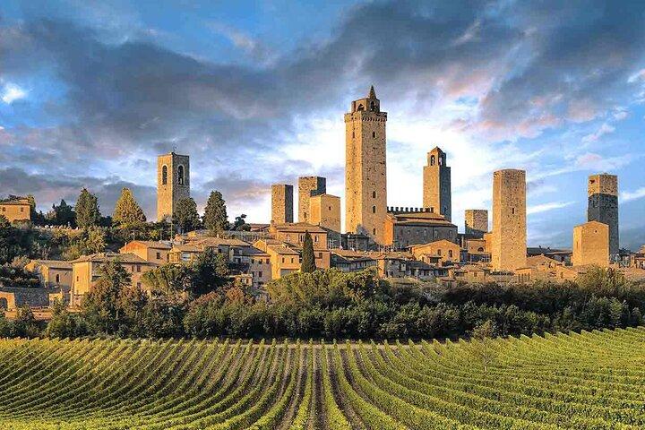 VAN Pickup : Dégustation de vin en TOSCANE + SAN GIMIGNANO-MAX8pp