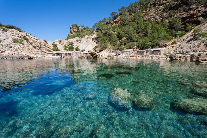 Excursion to Cala Salada by Jet Ski From San Antonio