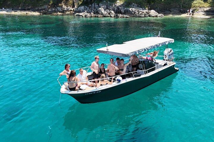 Privé 4 haltes Zadar Island Boottocht : zwemmen & snorkelen