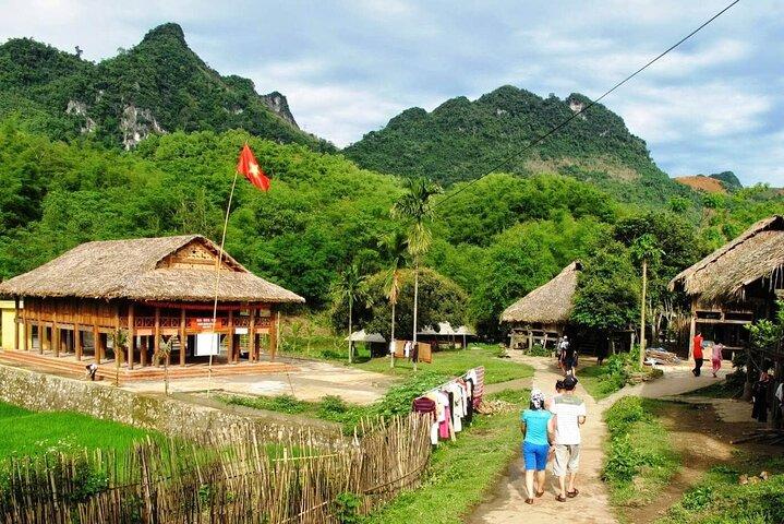 Hanoi : Mai Chau Tagestour Panoramaradeln durch ruhige Dörfer
