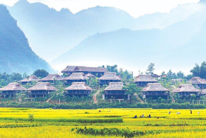 Hanoi : Mai Chau Tagestour Panoramaradeln durch ruhige Dörfer