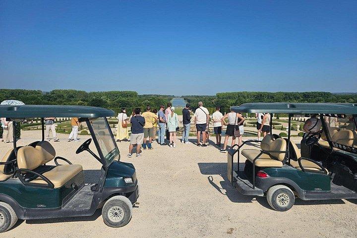 Versailles Golf Warenkorb Führung und romantisches Boot mit Champagner