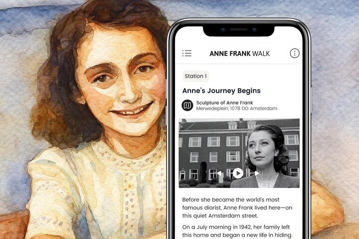 Anne Frank Walk: An AI Immersive Mobile Guided Tour in Amsterdam