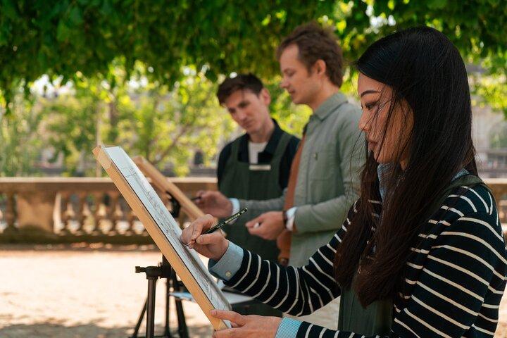 Paris Aquarel Workshop – Skab din egen indrammet Paris souvenir