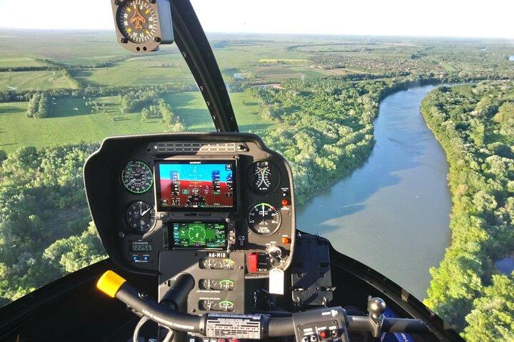 Helikopter Sightseeing Flight Budapest Rute