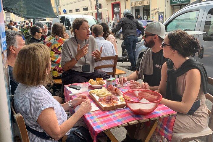 Visite originale du marché et de la cuisine de rue de Florence (tout compris)