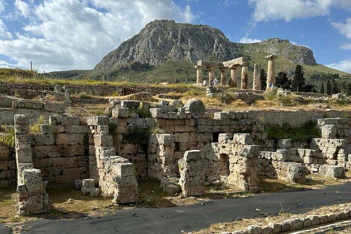 Pauls Footsteps Ancient Corinth Guided og Panoramic Privat tur