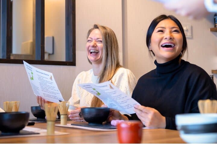 Matcha Making Class in Osaka with Authentic Japanese Sweets Set