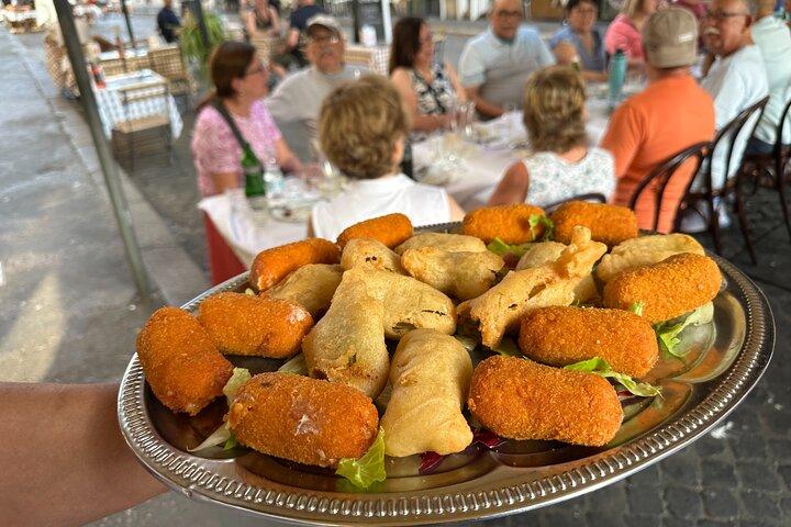 Manger et visiter Rome City Street Food Tour avec un expert local