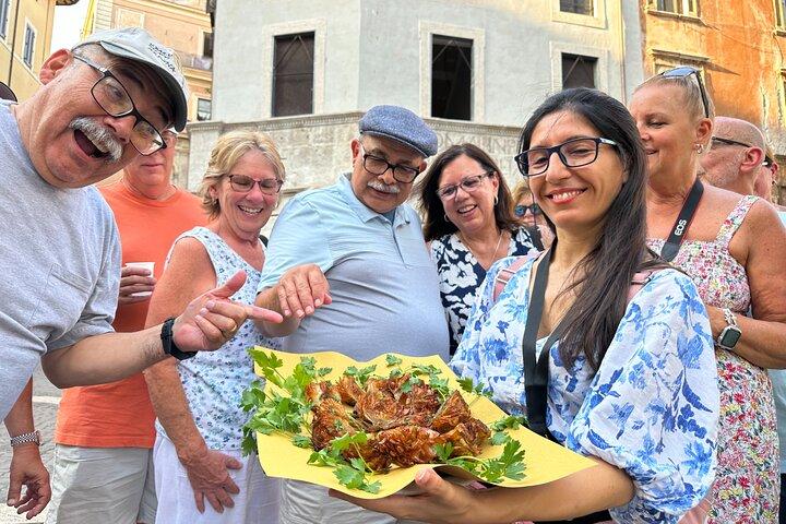 Manger et visiter Rome City Street Food Tour avec un expert local