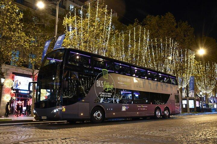 Champs-Elysées Dîner Paris by Night en Bus Panoramique