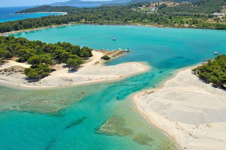 Visite privée de Chalcidique Kallithea, Pefkochori et plage cachée