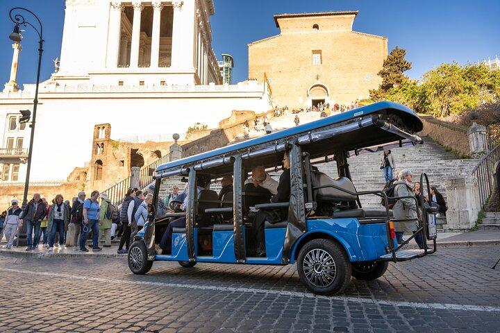 Rome Golf Cart Tour with Gelato