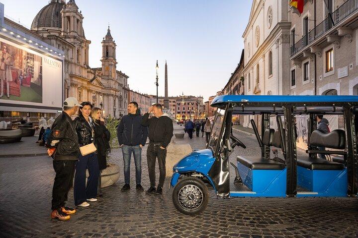 Rome Golf Cart Tour with Gelato