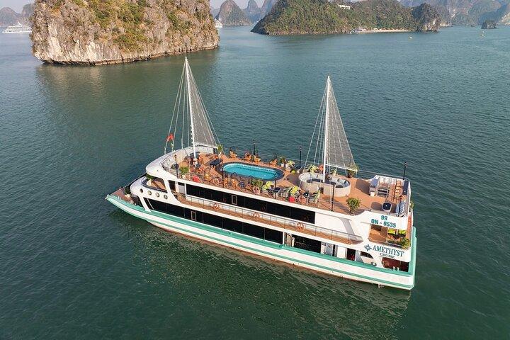 Experience the Best of Halong Bay: 5-Star Day Cruise from Hanoi