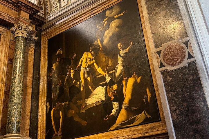 Caravaggio Art Shared Walking Tour in Rome