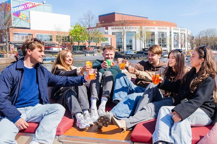 Luxury Amsterdam Canal Cruise – Unlimited Cocktails Included (1H)