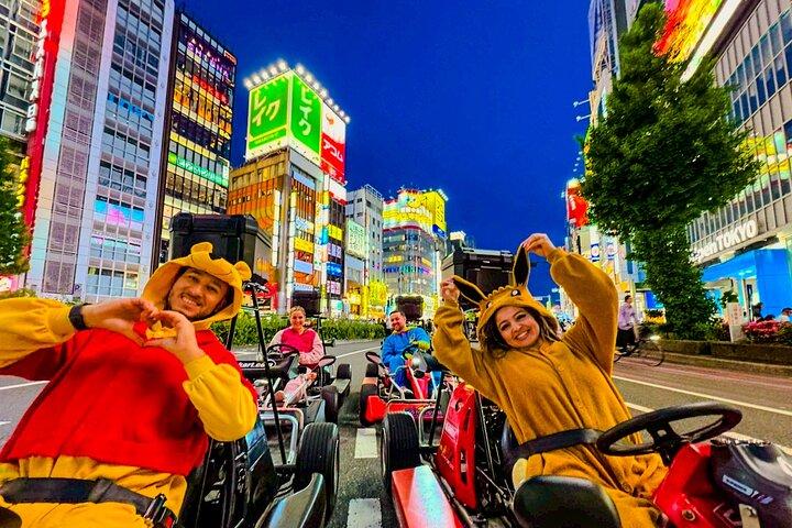 ゴーカートで渋谷や新宿の街を駆け抜ける
