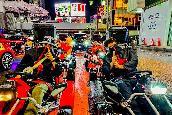 ゴーカートで渋谷や新宿の街を駆け抜ける
