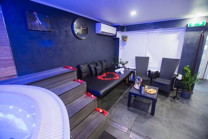 SPA privé avec jacuzzi et sauna - ZONE NOIRE