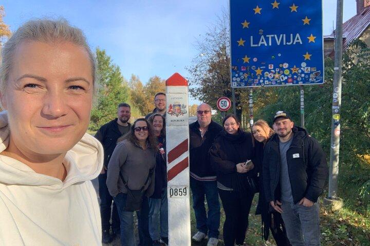 Enkel resa Riga till Vilnius Sightseeing Transfer
