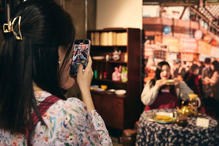 ミニクァンジャン市場料理韓国語屋台料理体験