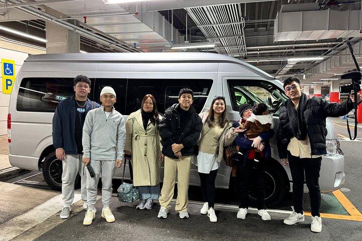 Transporte privado do Aeroporto Narita para o centro de Tóquio