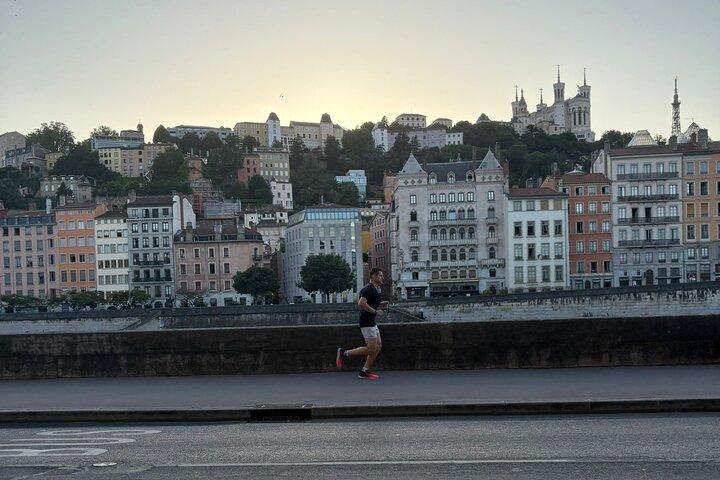 Lyon über Running Walking erkunden