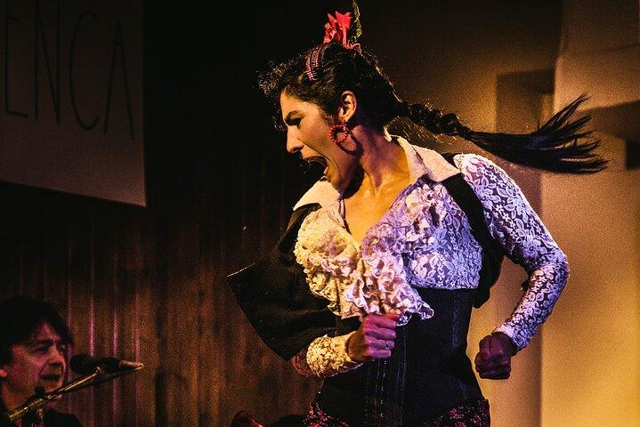Madrid : Spectacle local de flamenco à El Cortijo