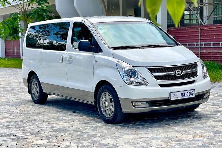 Dagelijks Privé auto Phnom Penh naar Siem Reap