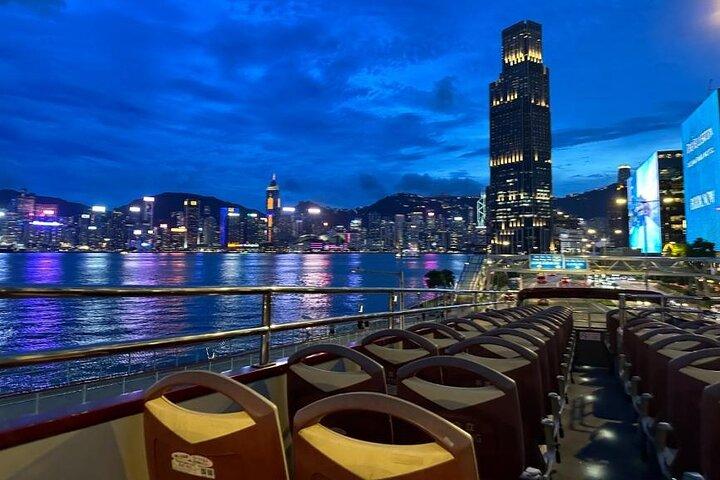 Temple Street & Hong Kong Öppen sightseeingbusstur