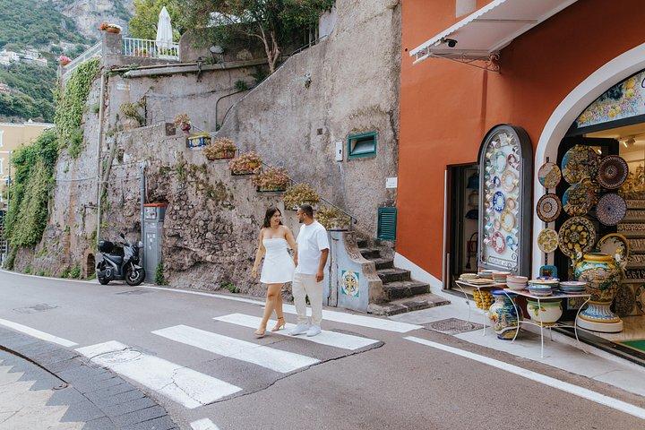 ポジターノの地元の写真家とのプライベートフォトセッション