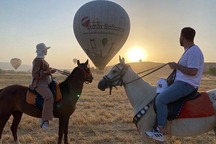 Sunset Horseback ridetur i Cappadocia