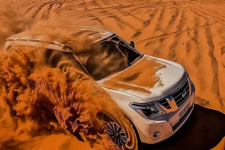 Dubai : Dune Bashing Red Dunes 4x4 Pick & Drop Shows Dinner Camel