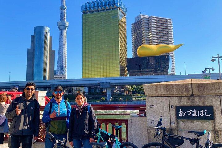 Tokyo 3 Hour E Bike Tour das áreas da cidade
