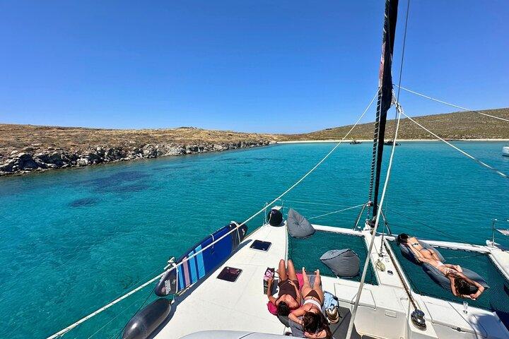 Mykonos Delos Rhenia Daglig kryssning med grill, drycker och transfer